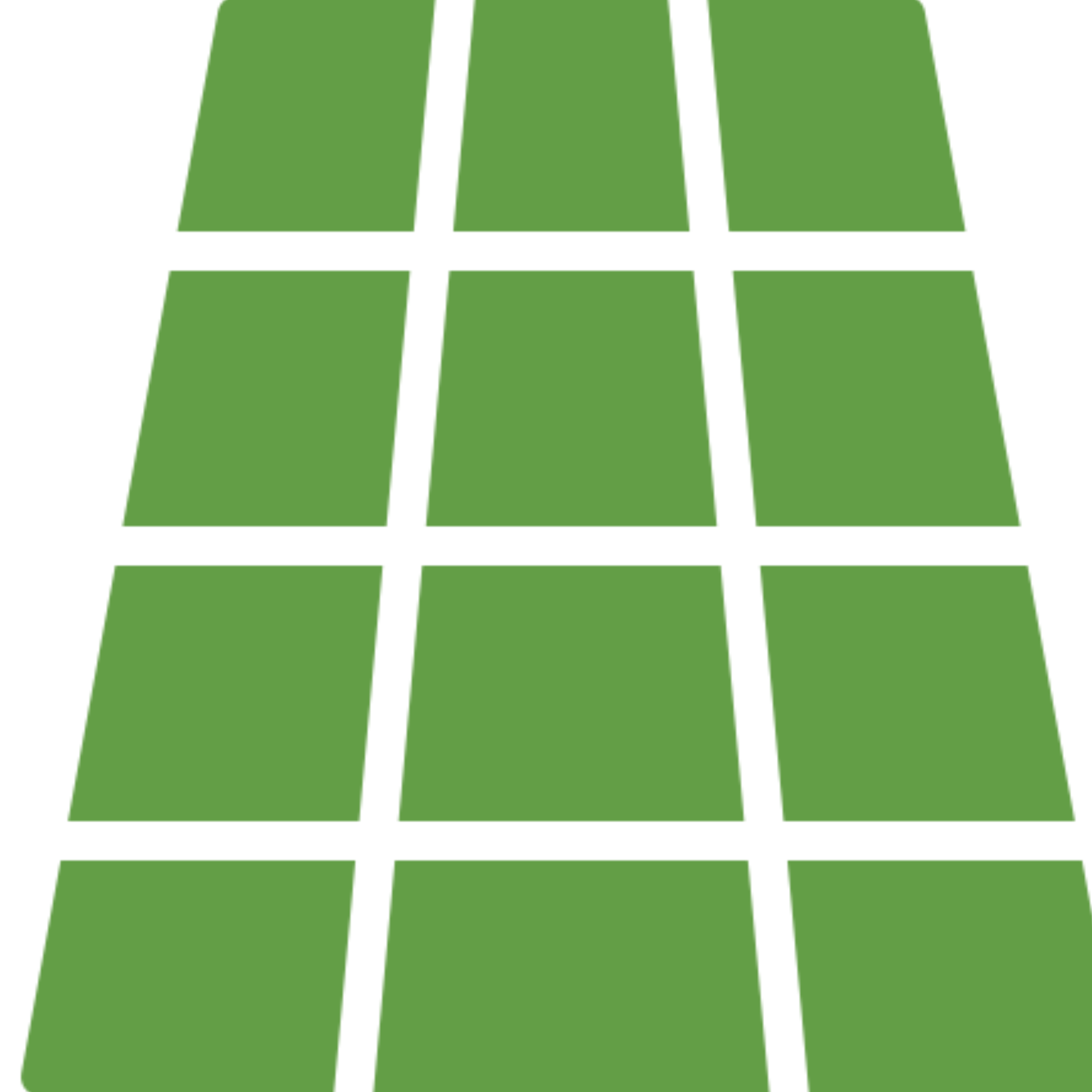 Geometric green blocks on dark backdrop